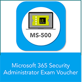 Pay the fee to take the MS-500: Microsoft 365 Security Administration online.