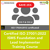 Certified ISO 27001:2022 ISMS Foundation and Lead Implementer Combination Training Course
